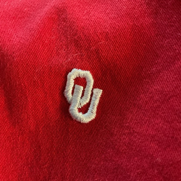 Emerson street OU Red Women's shorts with white embroidered logo - Picture 4 of 5